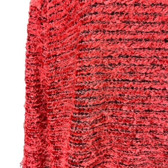 Jones‎ New York PINK Mohair Fuzzy Pull Over Sweater Size Medium Long Sleeve Soft - Picture 2 of 14